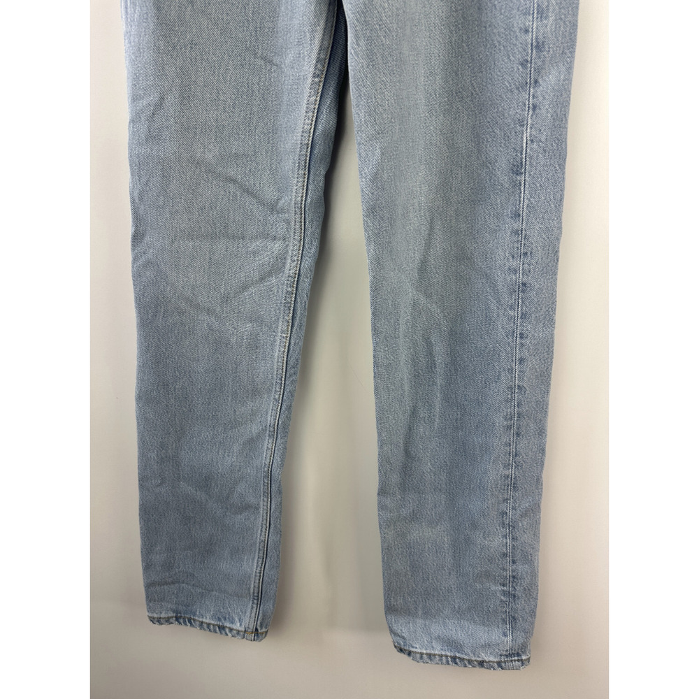 NWT Reformation Jeans Cynthia High Rise Straight Jeans Tahoe Light Wash Blue 23 - Picture 3 of 10